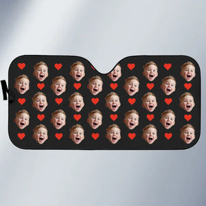 Aventures familiales personnalisées : créez les meilleurs souvenirs ! Pare-soleil personnalisé pour pare-brise de voiture, protection pour vitres de voiture ! Cadeau pour les membres de la famille.