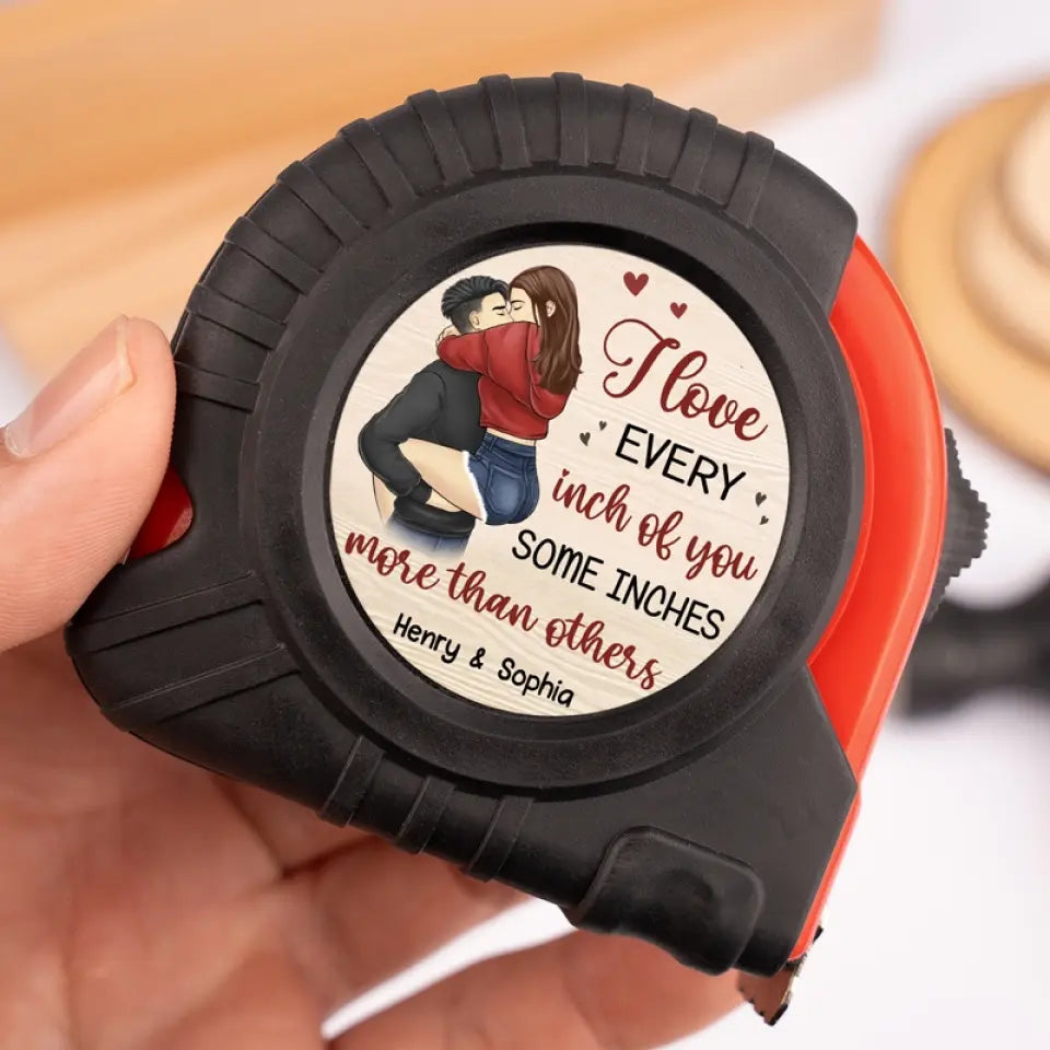 Nous construisons une vie que nous aimons - Ruban à mesurer personnalisé pour couple - Cadeau pour mari et femme, anniversaire