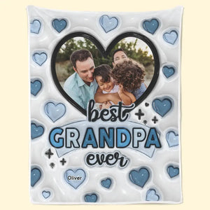 Créez des souvenirs avec votre meilleur papa ! Couverture personnalisée avec effet gonflable 3D pour la famille ! Cadeau pour la fête des pères, papa et grand-père
