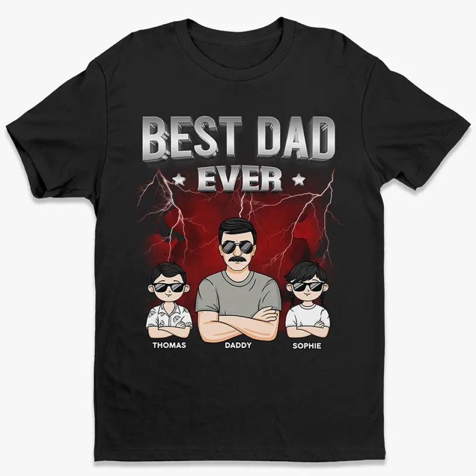 Je suis béni d'avoir à la fois un père et un ami en toi - T-shirt unisexe personnalisé, sweat à capuche, sweat-shirt - Fête des pères, cadeau pour papa, grand-père