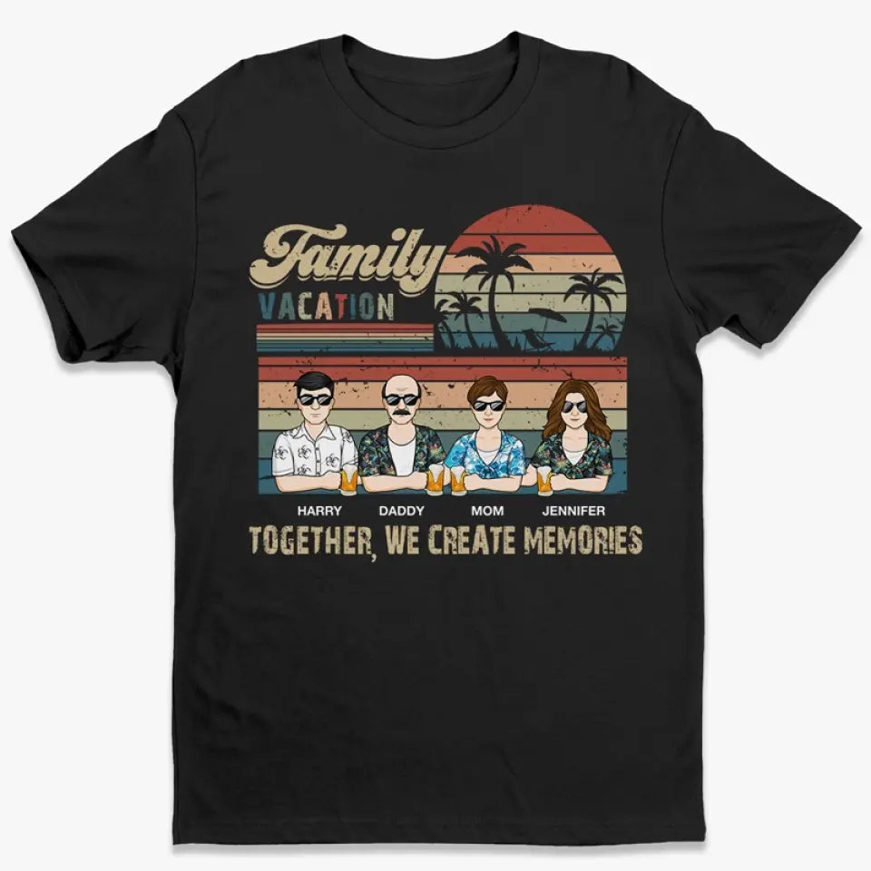 Il n'y a pas de plaisir pour toute la famille - T-shirt, sweat à capuche et sweat-shirt unisexe personnalisé pour la famille - Cadeau de vacances d'été pour les membres de la famille