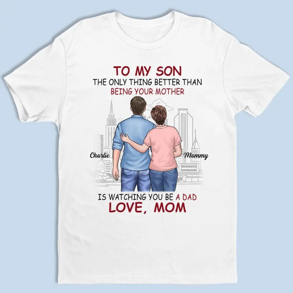 Tu ne cesses jamais de grandir et de changer - T-shirt, sweat à capuche, sweat-shirt unisexe personnalisé pour la famille - Cadeau pour maman, grand-mère, fils