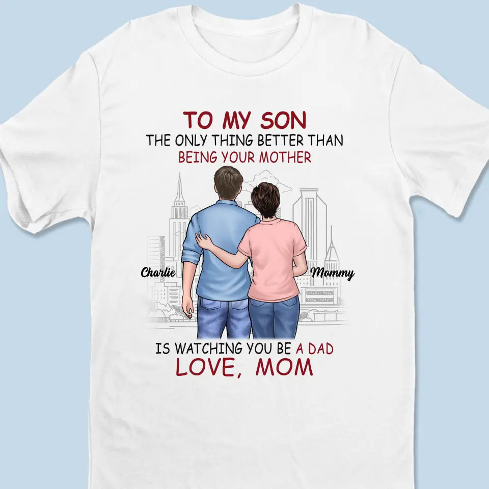 Tu ne cesses jamais de grandir et de changer - T-shirt, sweat à capuche, sweat-shirt unisexe personnalisé pour la famille - Cadeau pour maman, grand-mère, fils