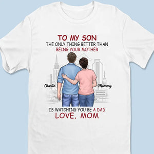 Tu ne cesses jamais de grandir et de changer - T-shirt, sweat à capuche, sweat-shirt unisexe personnalisé pour la famille - Cadeau pour maman, grand-mère, fils