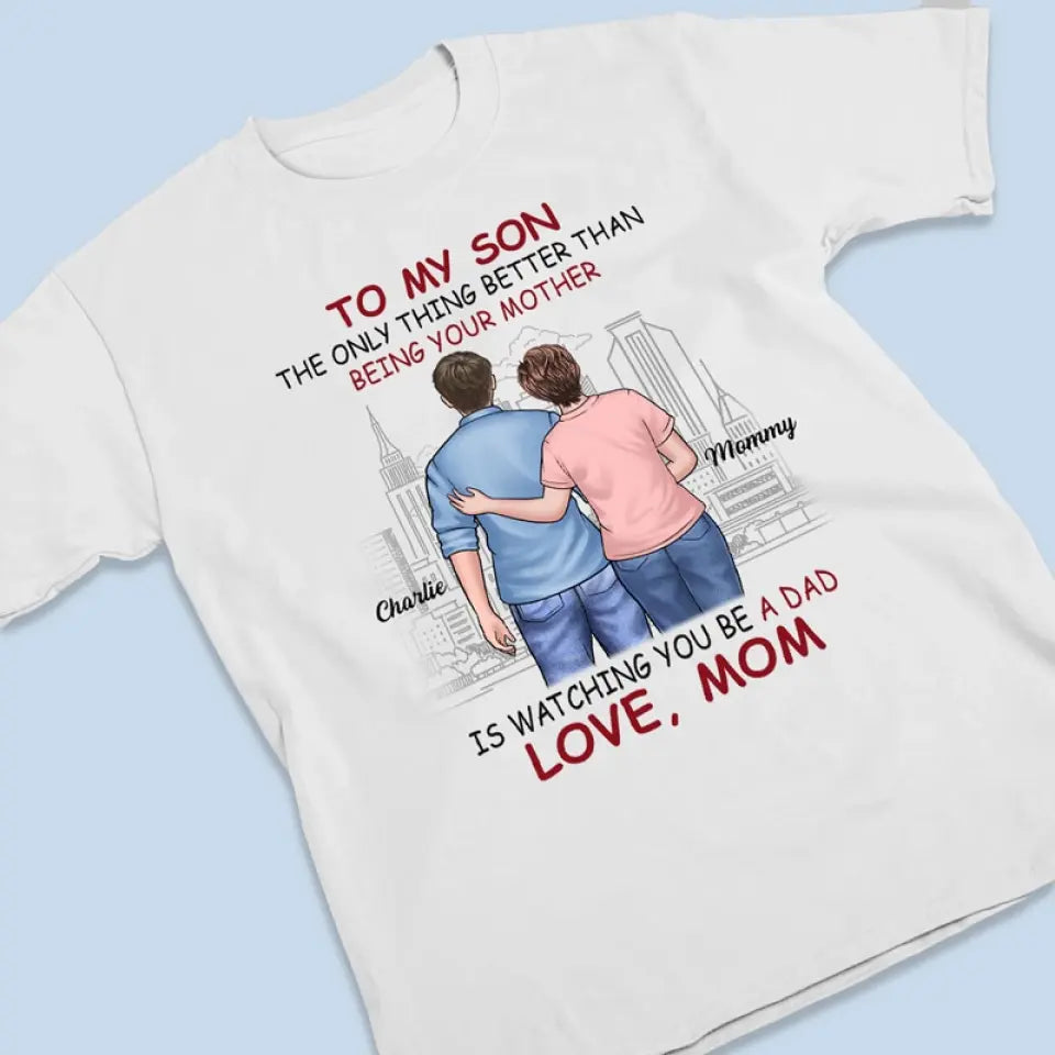 Tu ne cesses jamais de grandir et de changer - T-shirt, sweat à capuche, sweat-shirt unisexe personnalisé pour la famille - Cadeau pour maman, grand-mère, fils
