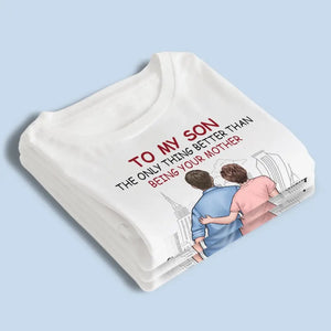 Tu ne cesses jamais de grandir et de changer - T-shirt, sweat à capuche, sweat-shirt unisexe personnalisé pour la famille - Cadeau pour maman, grand-mère, fils