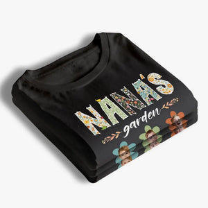 Photo personnalisée : quand un enfant naît, les grands-mères aussi ! T-shirt, sweat à capuche et sweat-shirt unisexe personnalisé pour la famille ! Cadeau pour maman et grand-mère