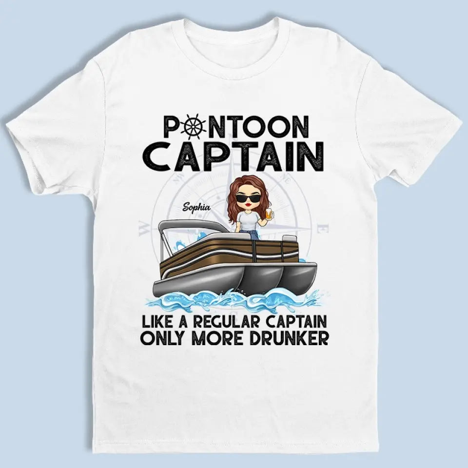 Réaliser son rêve de ponton - T-shirt, sweat à capuche et sweat-shirt unisexe personnalisé pour toute la famille - Cadeau pour les membres de la famille et les amateurs de ponton
