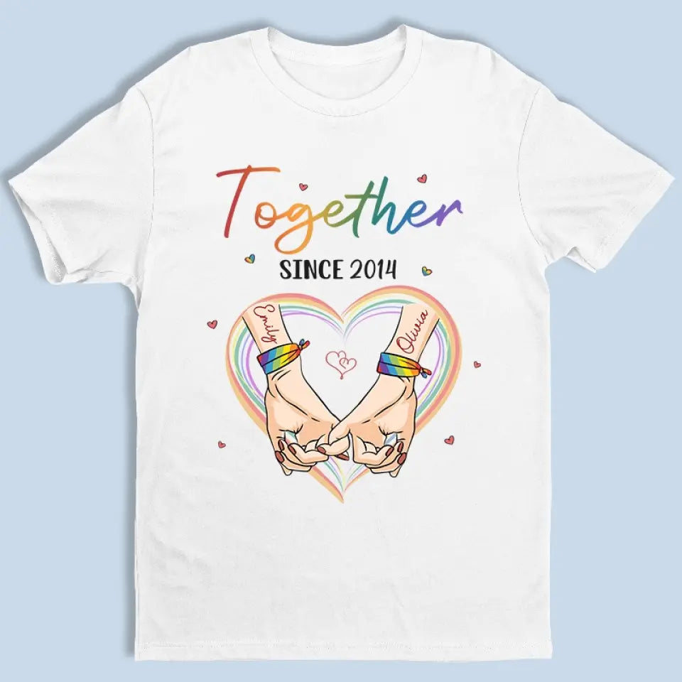 L'amour triomphe, l'amour compte - T-shirt unisexe personnalisé, sweat à capuche, sweat-shirt - Cadeau pour mari et femme, anniversaire, LGBTQ+