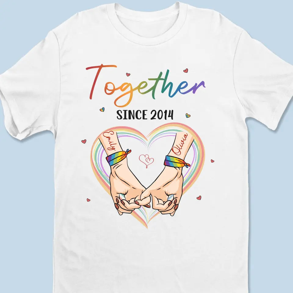 L'amour triomphe, l'amour compte - T-shirt unisexe personnalisé, sweat à capuche, sweat-shirt - Cadeau pour mari et femme, anniversaire, LGBTQ+