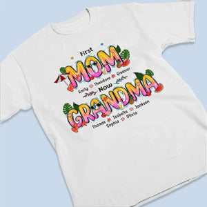 Une grand-mère est un câlin qui attend d'arriver - T-shirt unisexe personnalisé pour la famille, sweat à capuche, sweat-shirt - Cadeau pour maman, grand-mère