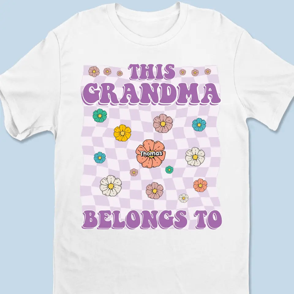 Cette grand-mère géniale appartient à ces enfants - T-shirt unisexe personnalisé, sweat à capuche, sweat-shirt - Cadeau pour maman, grand-mère