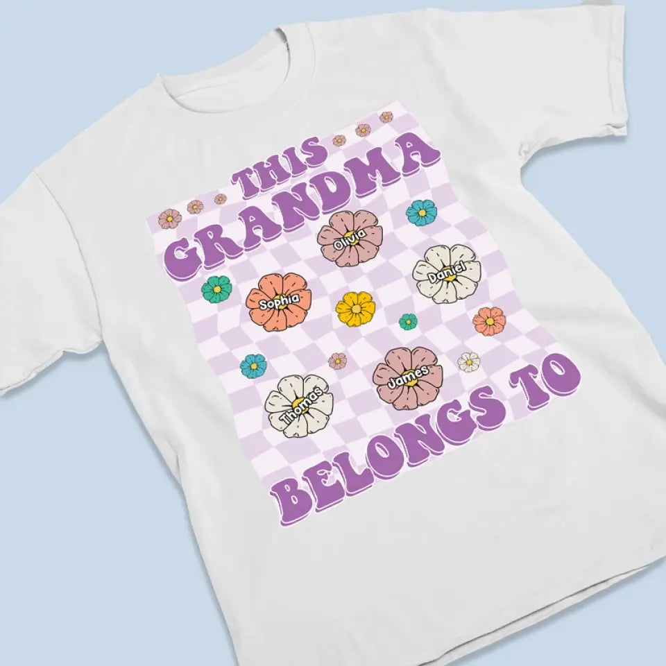 Cette grand-mère géniale appartient à ces enfants - T-shirt unisexe personnalisé, sweat à capuche, sweat-shirt - Cadeau pour maman, grand-mère