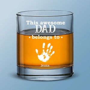 Je bois du whisky et je sais des choses - Verre à whisky personnalisé pour la famille - Cadeau pour papa, grand-père