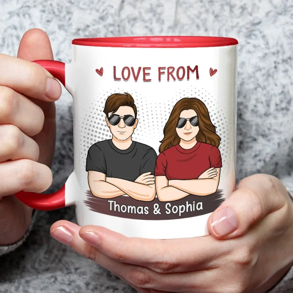 Merci de m'avoir essuyé les fesses - Tasse personnalisée avec accents pour la famille - Cadeau pour les membres de la famille