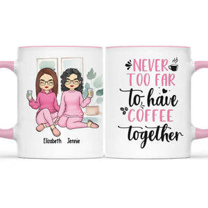 Prenons un café ensemble - Tasse personnalisée avec accents personnalisés - Cadeau pour meilleures amies, meilleures amies, sœurs
