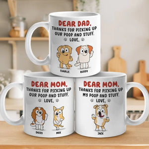 Les chiots sont enveloppés de fourrure et sont aimés ! Mug personnalisé pour chien ! Cadeau pour les propriétaires et les amoureux des animaux.