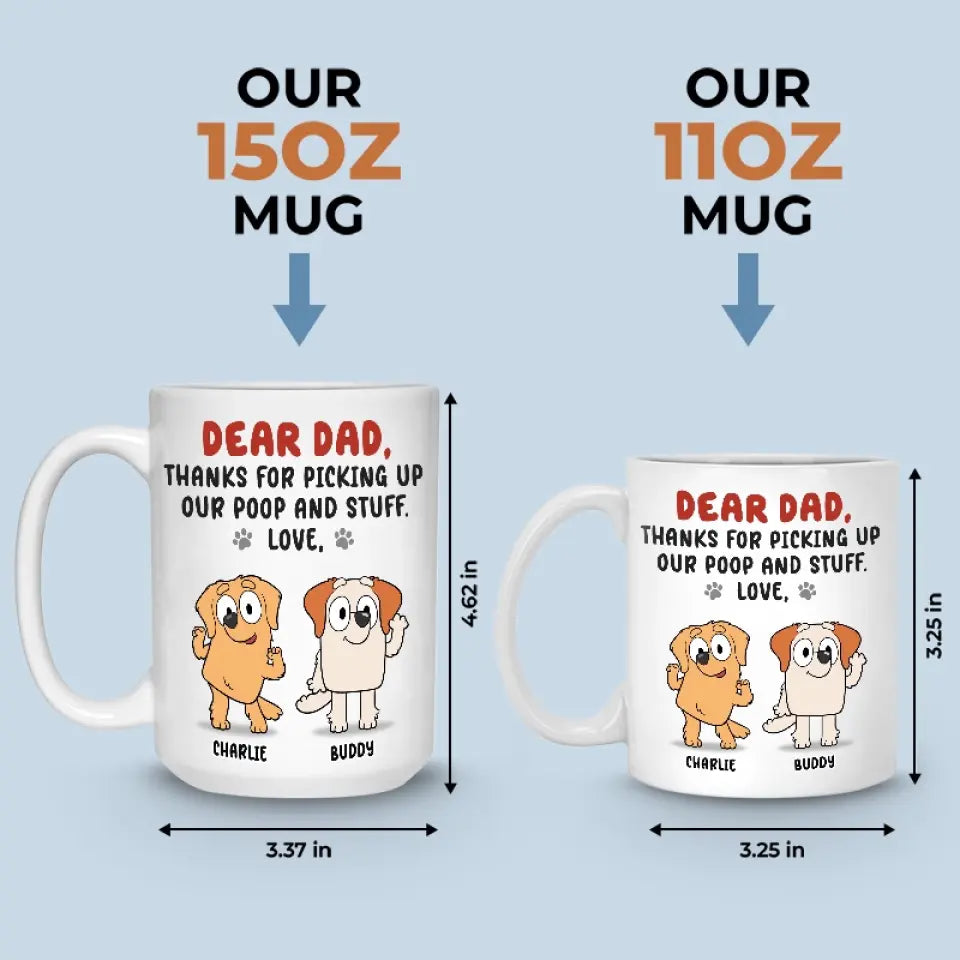 Les chiots sont enveloppés de fourrure et sont aimés ! Mug personnalisé pour chien ! Cadeau pour les propriétaires et les amoureux des animaux.