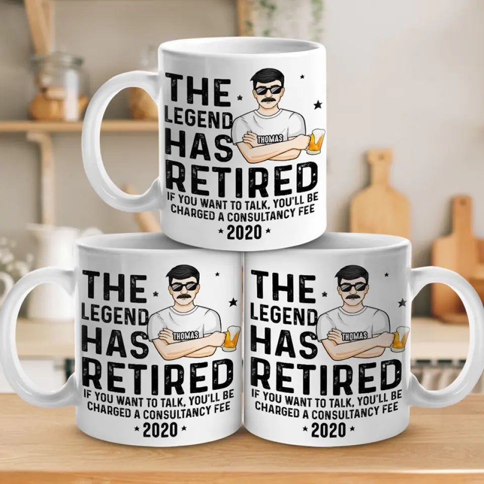La retraite est merveilleuse - Tasse personnalisée - Appréciation, cadeau de retraite pour collègues, amis de travail, collègues