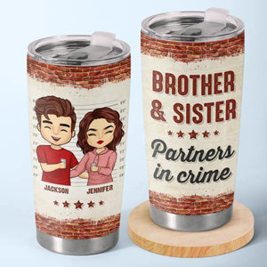 Les frères et sœurs sont les meilleurs amis du monde - Gobelet personnalisé pour la famille - Cadeau pour les membres de la famille, les frères et sœurs