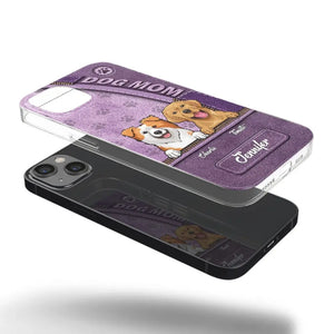 Tout ce dont vous avez besoin, c'est d'amour et d'un chien - Coque de téléphone transparente personnalisée pour chien - Cadeau pour les propriétaires d'animaux et les amoureux des animaux