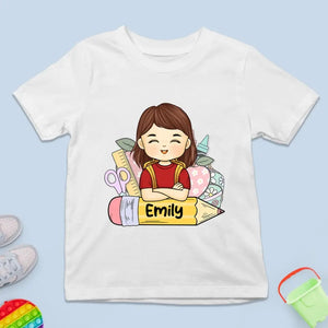 Rentrée scolaire - T-shirt enfant personnalisé - Cadeau rentrée scolaire