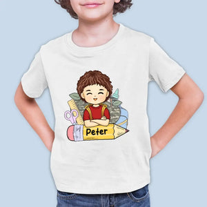 Rentrée scolaire - T-shirt enfant personnalisé - Cadeau rentrée scolaire