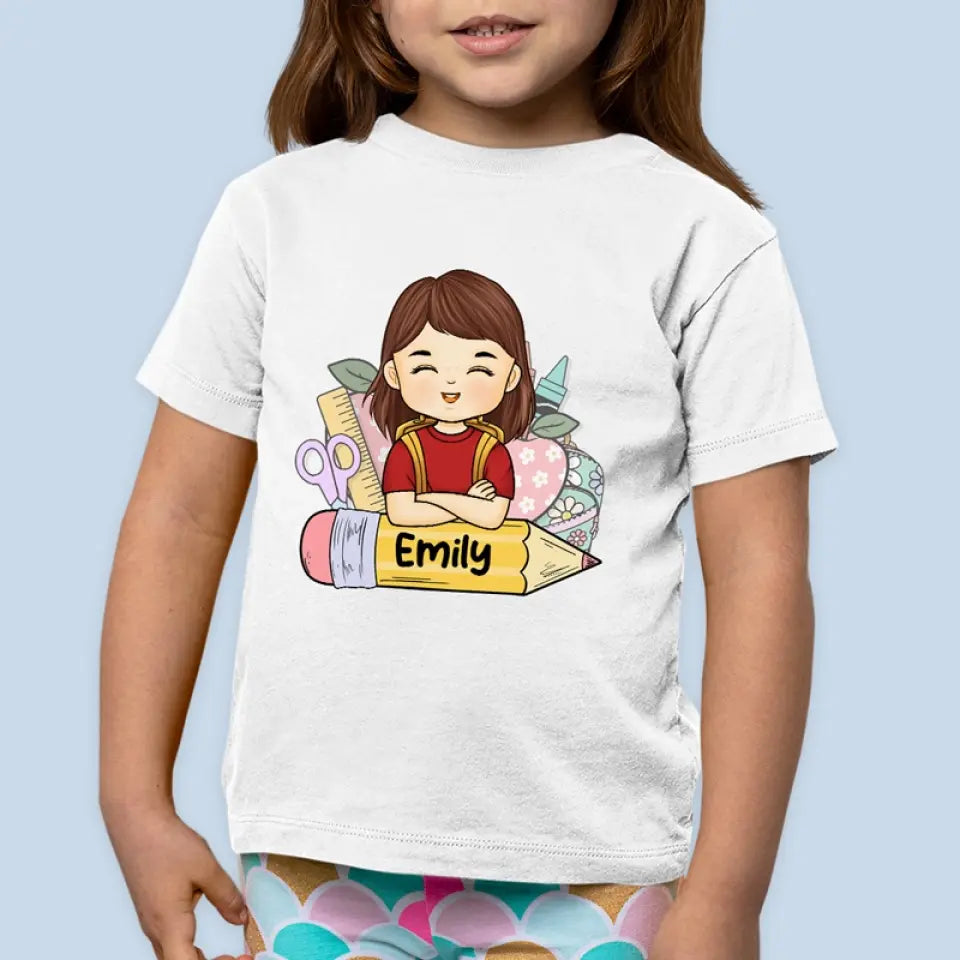 Rentrée scolaire - T-shirt enfant personnalisé - Cadeau rentrée scolaire
