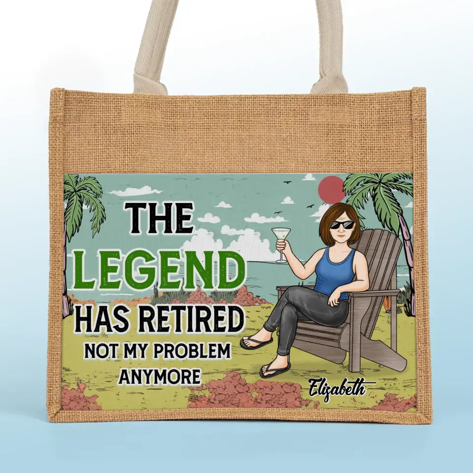 Ma plus longue pause-café commence maintenant - Sacs cadeaux personnalisés pour la famille, sacs fourre-tout en jute, sacs de plage - Cadeau pour maman, grand-mère