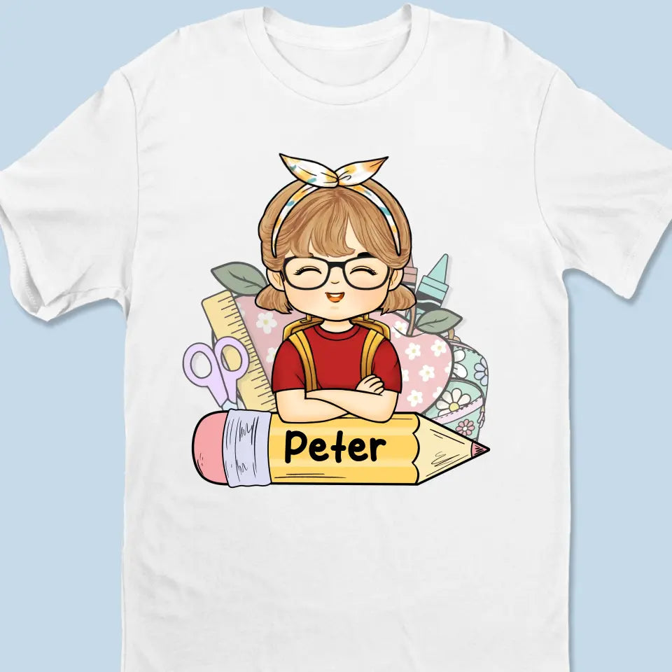 Rentrée scolaire - T-shirt enfant personnalisé - Cadeau rentrée scolaire