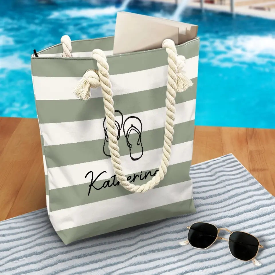 Profitons des rayons du soleil cet été - Sac de plage personnalisé Bestie - Cadeau de vacances d'été pour meilleures amies, meilleures amies, sœurs