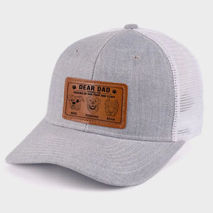 Votre fidèle chiot vous sera éternellement reconnaissant ! Chapeau en cuir personnalisé pour chien ! Cadeau pour les propriétaires et les amoureux des animaux.