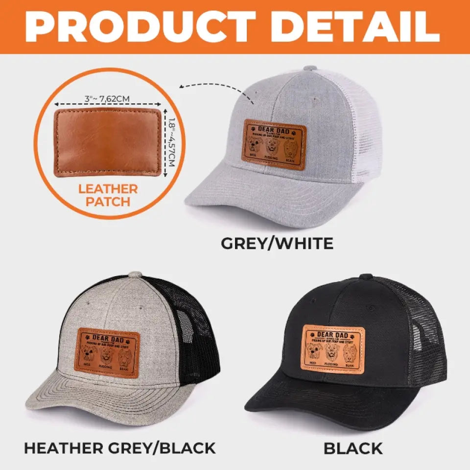 Votre fidèle chiot vous sera éternellement reconnaissant ! Chapeau en cuir personnalisé pour chien ! Cadeau pour les propriétaires et les amoureux des animaux.