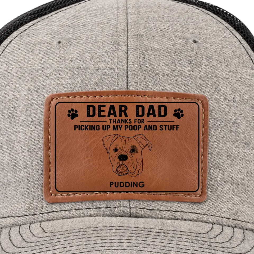 Votre fidèle chiot vous sera éternellement reconnaissant ! Chapeau en cuir personnalisé pour chien ! Cadeau pour les propriétaires et les amoureux des animaux.