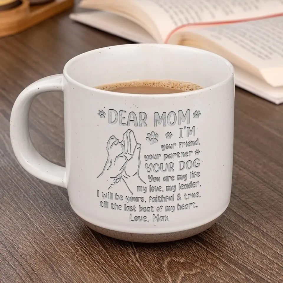 Je suis ton ami - Mug en céramique personnalisé pour chien - Cadeau pour les propriétaires d'animaux et les amoureux des animaux
