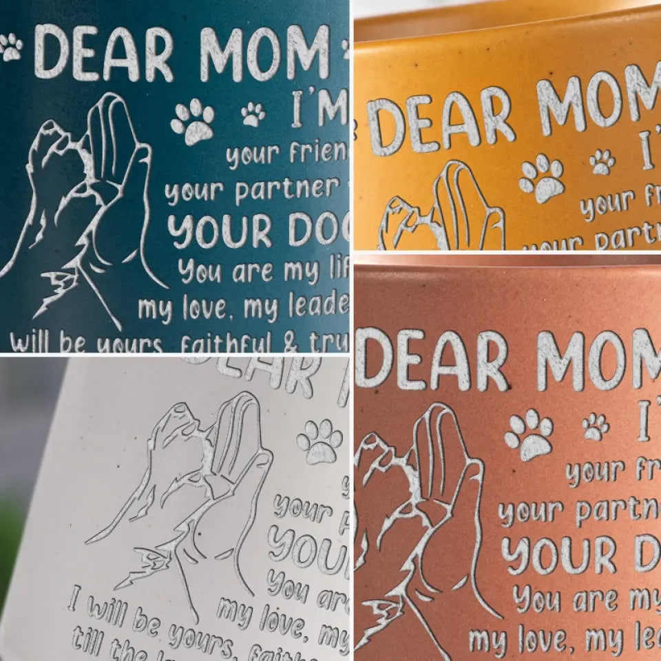 Je suis ton ami - Mug en céramique personnalisé pour chien - Cadeau pour les propriétaires d'animaux et les amoureux des animaux