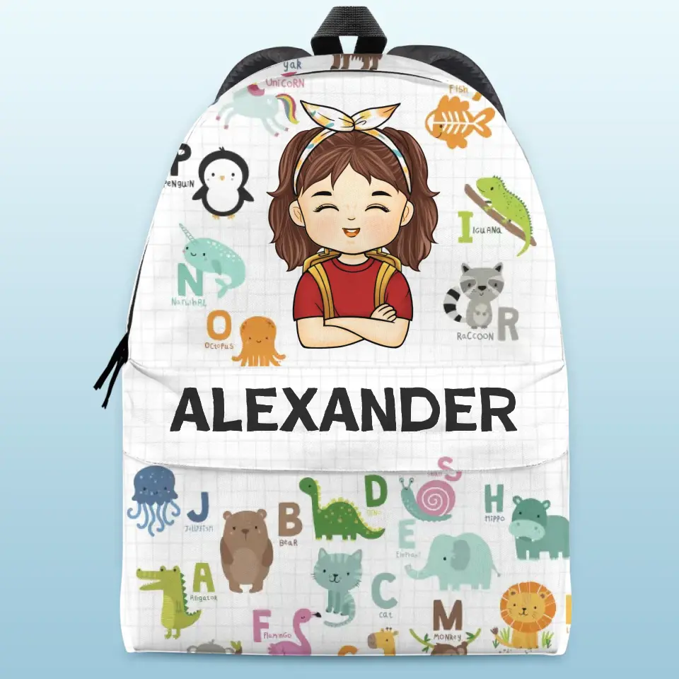 L'avenir du monde est dans ma classe aujourd'hui - Sac à dos personnalisé pour enfant - Cadeau de rentrée scolaire pour enfant