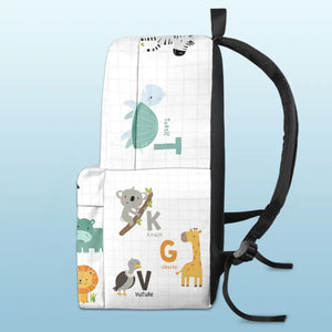 L'avenir du monde est dans ma classe aujourd'hui - Sac à dos personnalisé pour enfant - Cadeau de rentrée scolaire pour enfant