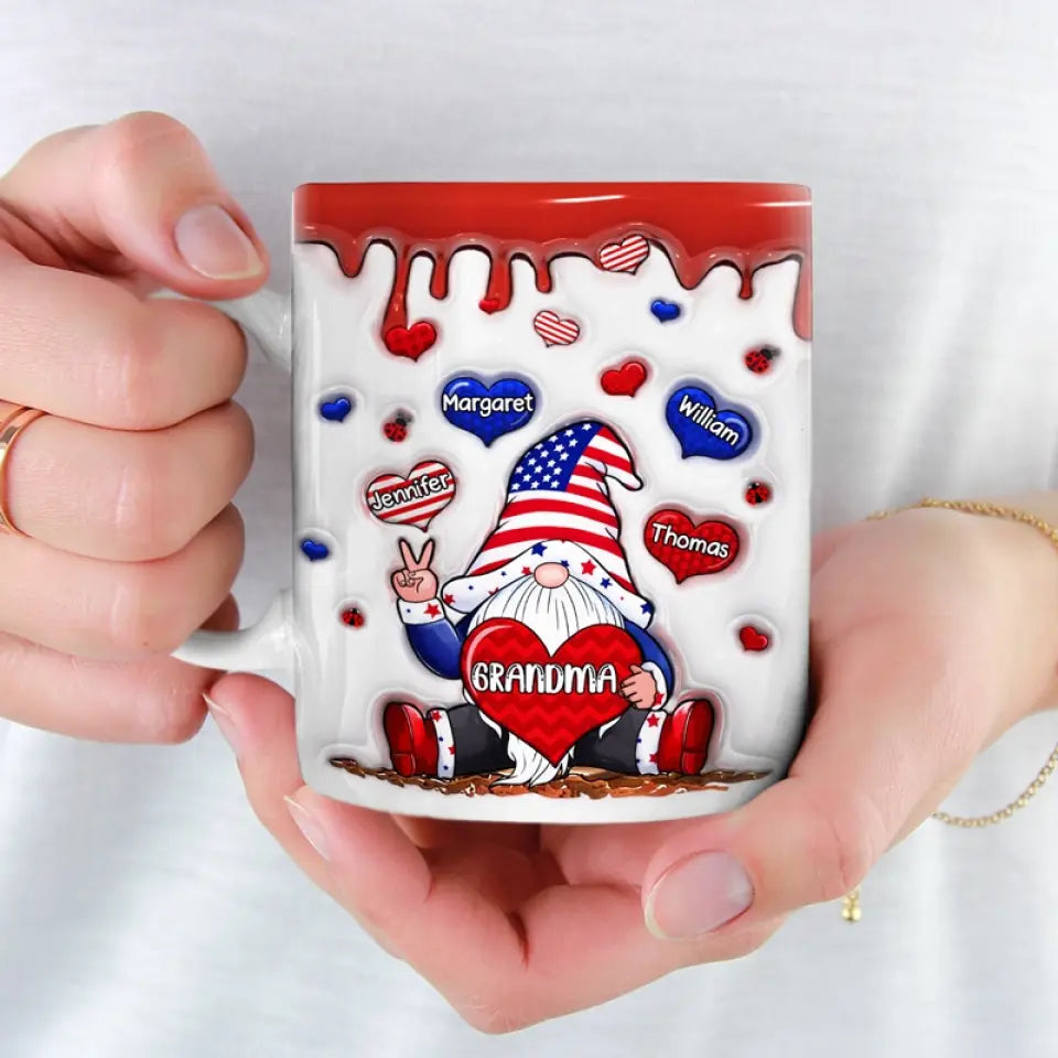 Chaque maison a besoin d'une grand-mère - Mug personnalisé avec effet gonflé en 3D - Cadeau pour maman, grand-mère