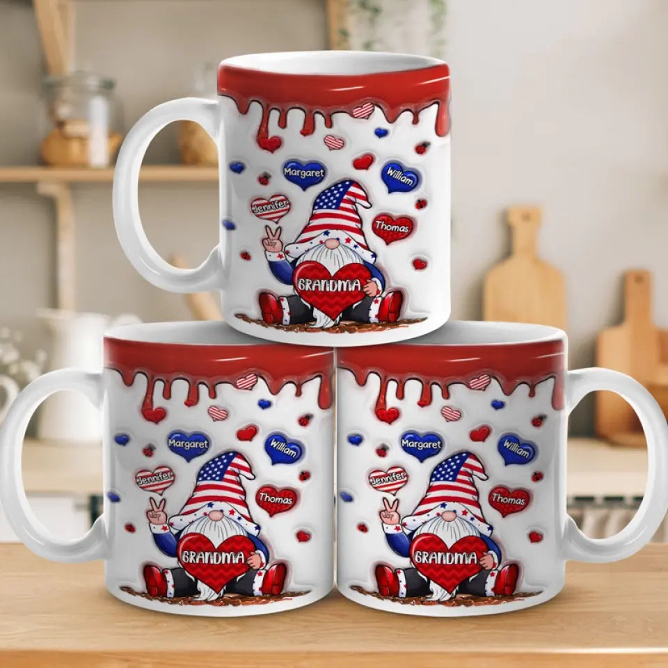 Chaque maison a besoin d'une grand-mère - Mug personnalisé avec effet gonflé en 3D - Cadeau pour maman, grand-mère