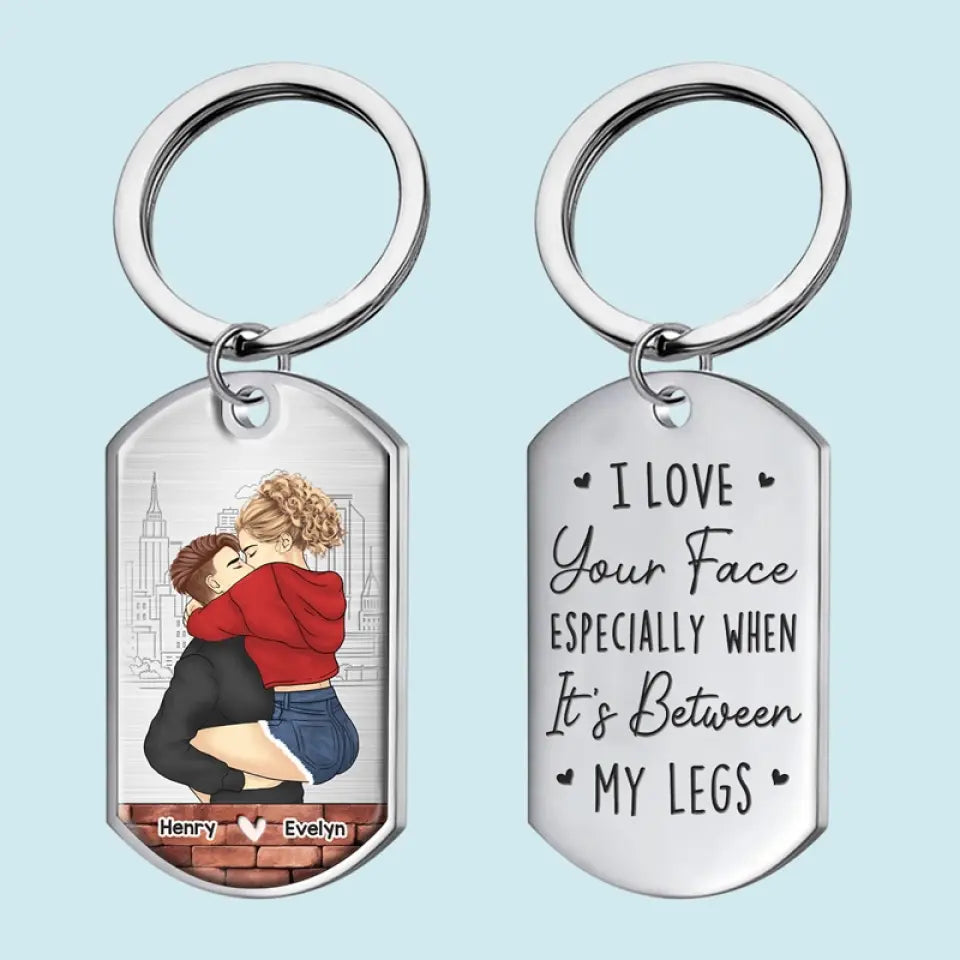 Avec toi, chaque instant est un conte de fées - Porte-clés personnalisé pour couple - Cadeau pour mari et femme, anniversaire