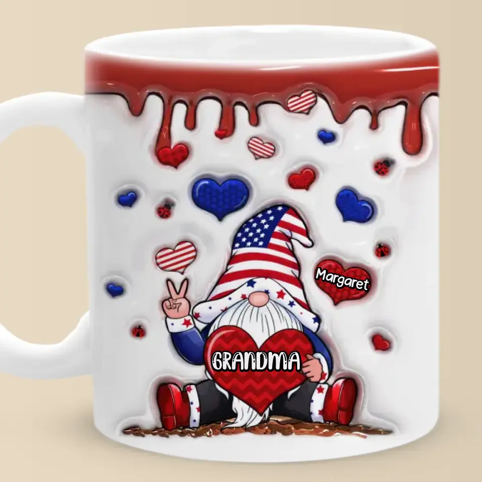 Chaque maison a besoin d'une grand-mère - Mug personnalisé avec effet gonflé en 3D - Cadeau pour maman, grand-mère
