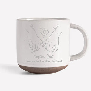 Ensemble, c'est mieux ! Tasse personnalisée en céramique pour couple ! Cadeau pour mari et femme, anniversaire