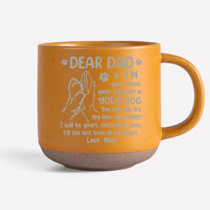Je suis ton ami - Mug en céramique personnalisé pour chien - Cadeau pour les propriétaires d'animaux et les amoureux des animaux