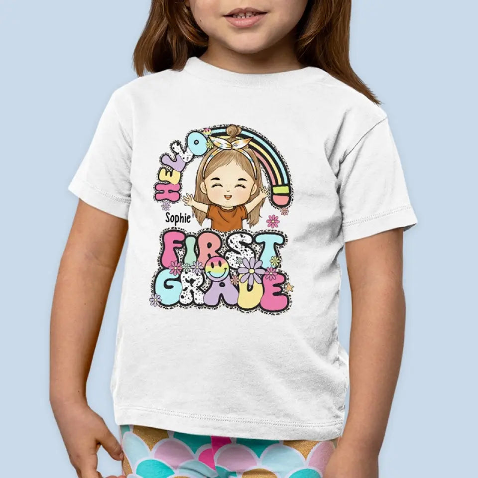 Un pas de plus vers les rêves - T-shirt enfant personnalisé - Cadeau de rentrée scolaire pour enfant