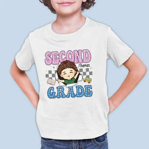 Conquête de la classe accomplie - T-shirt enfant personnalisé - Cadeau de rentrée scolaire pour enfant