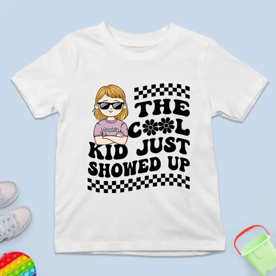 Le gamin cool est arrivé ! T-shirt enfant personnalisé ! Cadeau pour enfant