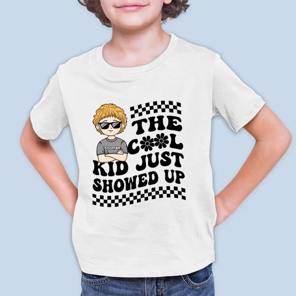 Le gamin cool est arrivé ! T-shirt enfant personnalisé ! Cadeau pour enfant