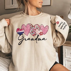 Les mamans rendent tout meilleur - Sweat-shirt unisexe personnalisé avec motif sur la manche - Cadeau pour maman et grand-mère