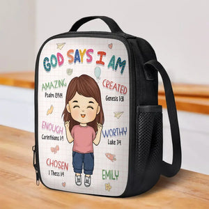 Tu es la meilleure version de toi-même - Sac à lunch personnalisé - Cadeau de rentrée scolaire pour enfant